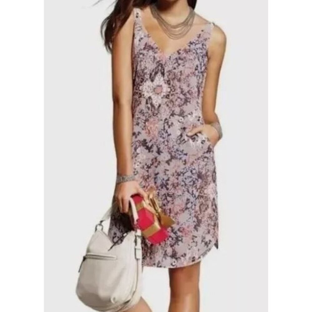 Cabi 5049 Fresco Slip Dress Size Small Pastel Pur… - image 1